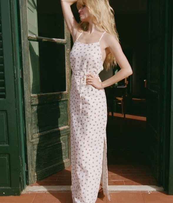 Robe Junie blanc Coton Bio