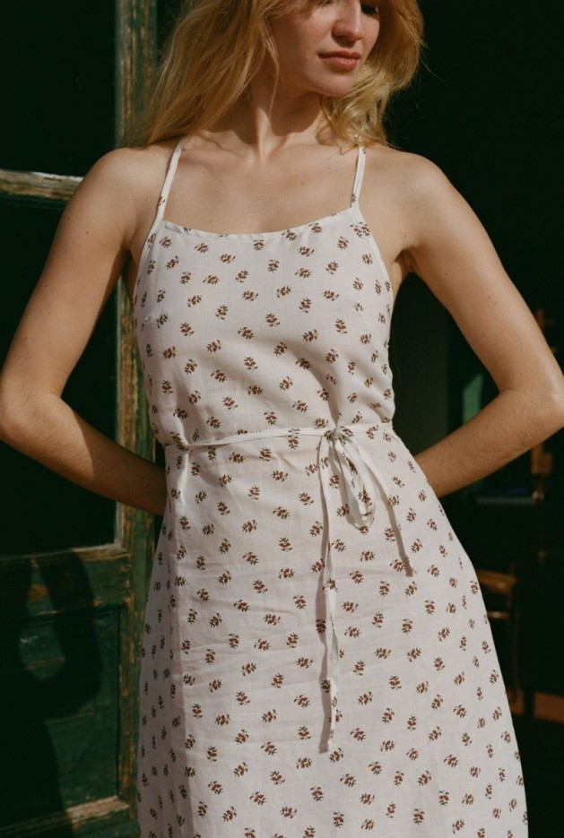 Robe Junie blanc Coton Bio