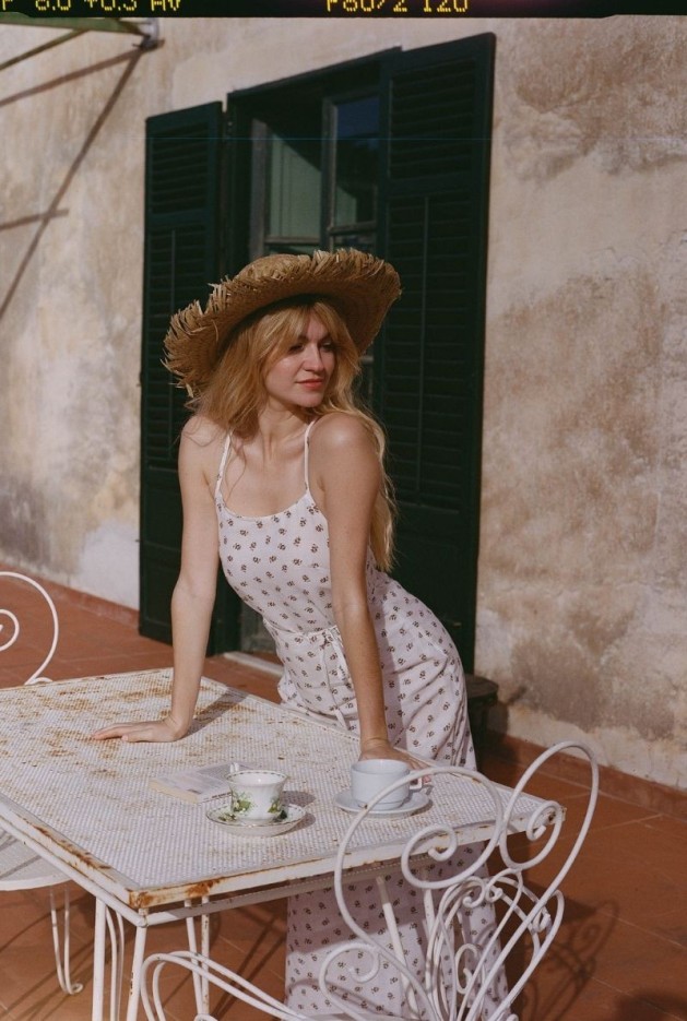 Robe Junie blanc Coton Bio