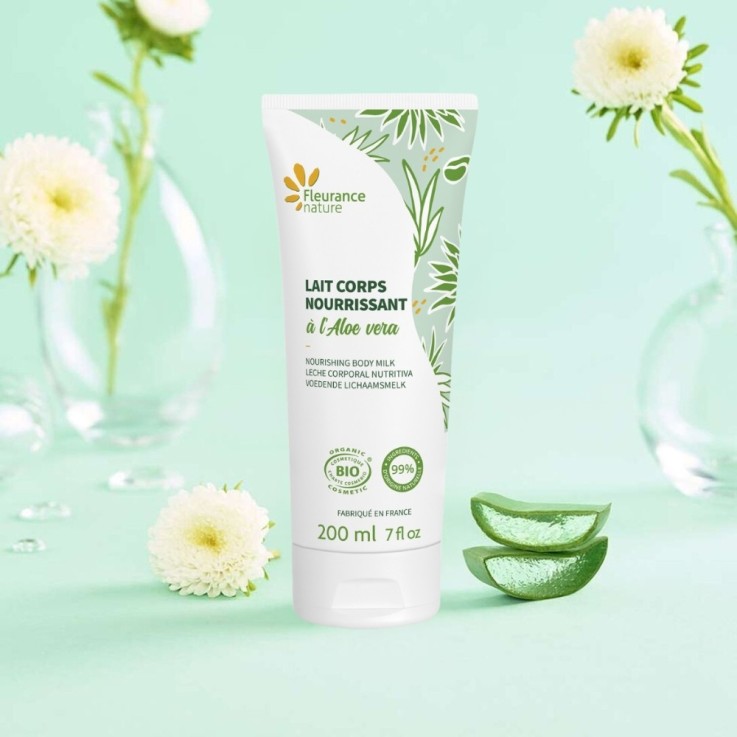Lait corps nourrissant à l'Aloe vera (200ml) Bio