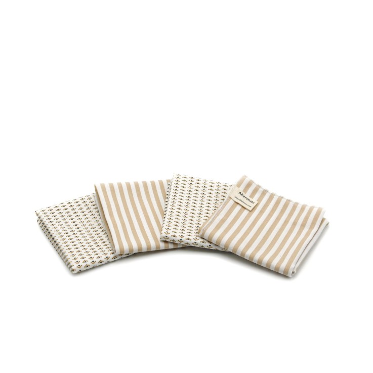 Mouchoirs lavables en coton x 4 (M)