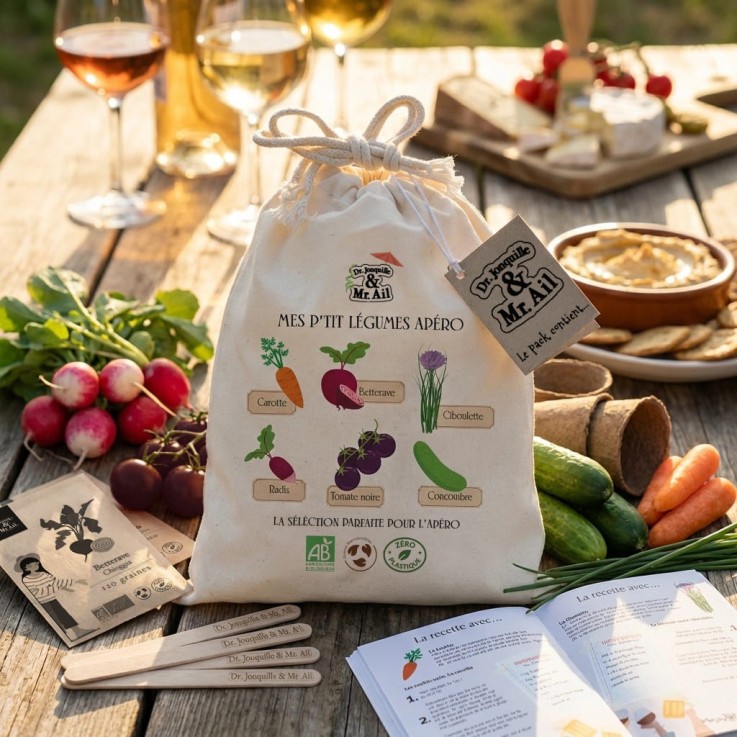 Kit de graines bio - Mes p'tits légumes apéro