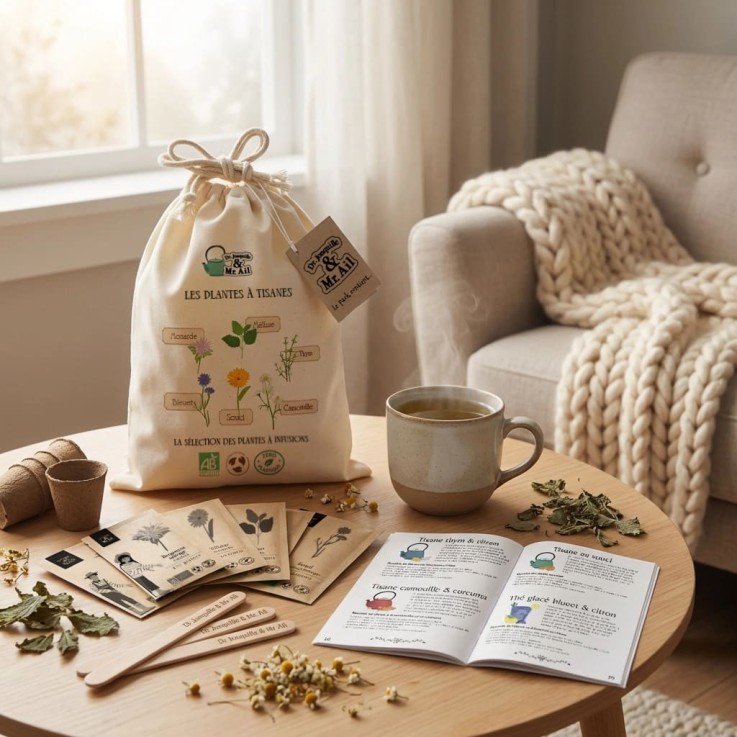 Kit de graines bio - Les plantes à tisanes