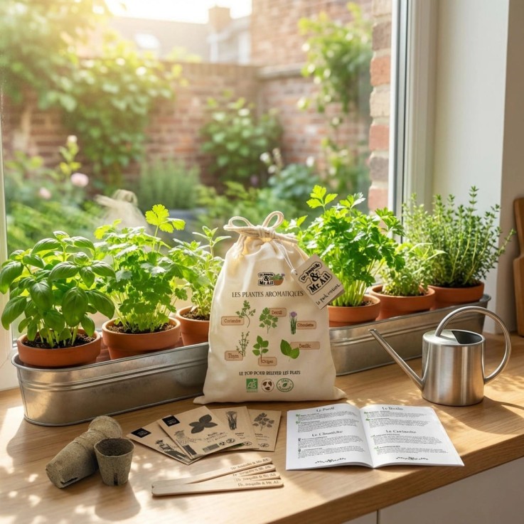 Kit de graines bio - Les plantes aromatiques