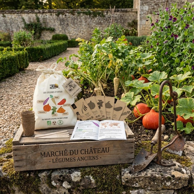 Kit de graines bio - Les légumes d'antan