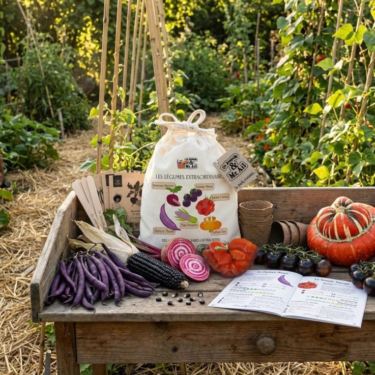Kit de graines bio - Les légumes extraordinaires