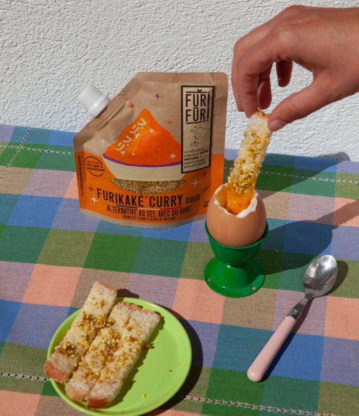 FURIKAKE CURRY DOUX DUO - Alternative au sel - Condiment sésame & algues