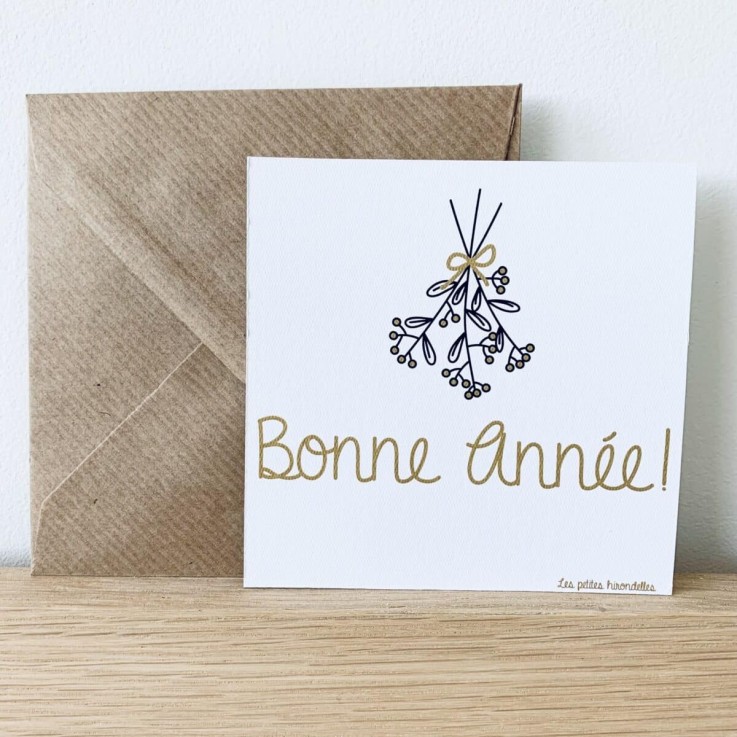 Carte de correspondance - Bonne année
