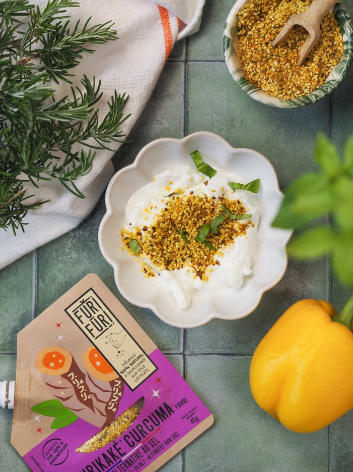 FURIKAKE CURCUMA DUO - Alternative au sel - Condiment sésame & algues