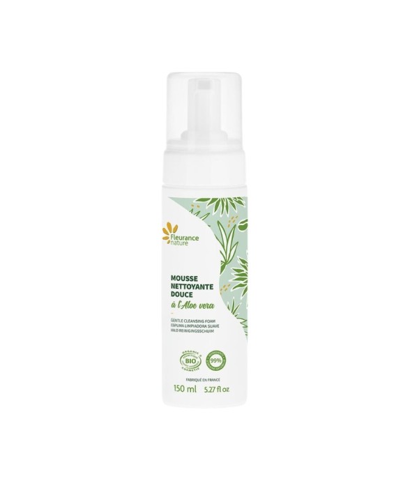 Mousse nettoyante douce à...