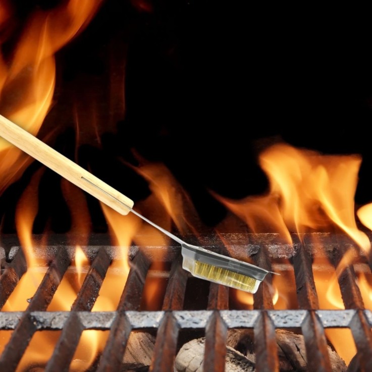 Brosse à barbecue géante 42 cm Fackelmann BBQ Edition