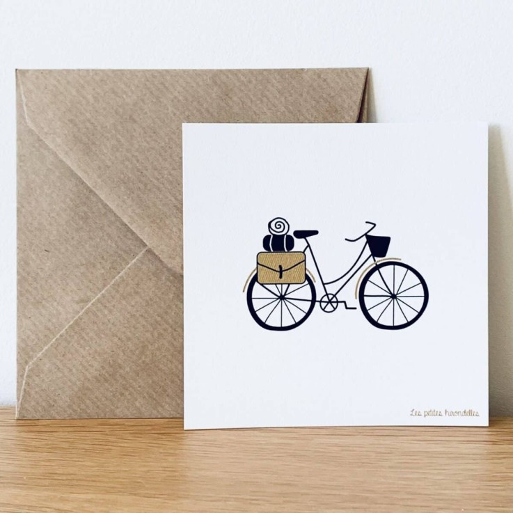 Carte de correspondance - Vélo