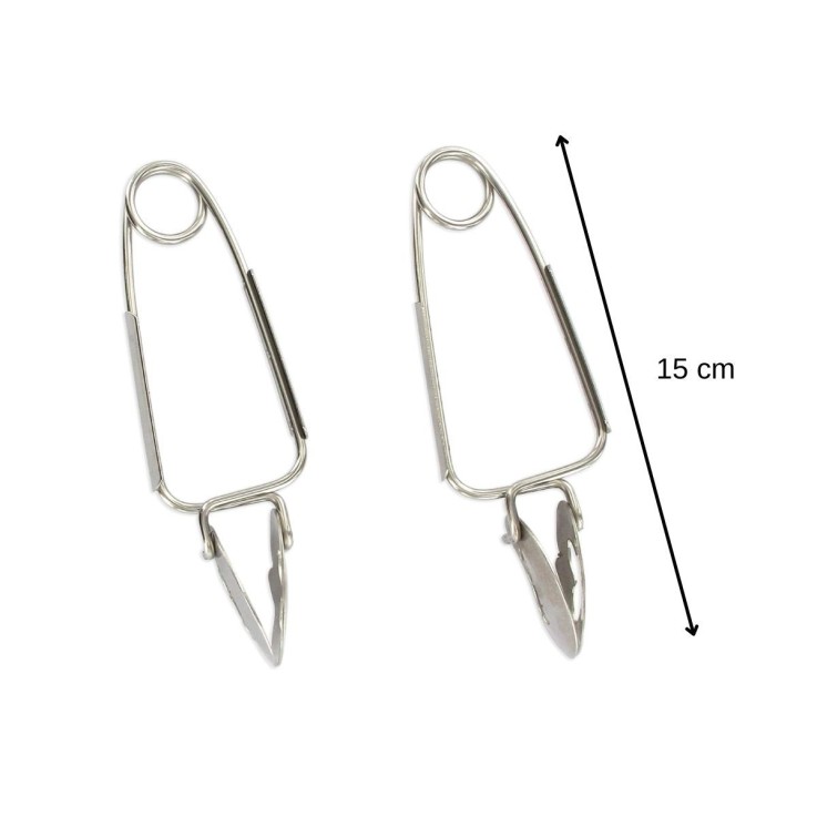 Lot de 2 pinces à escargots Fackelmann