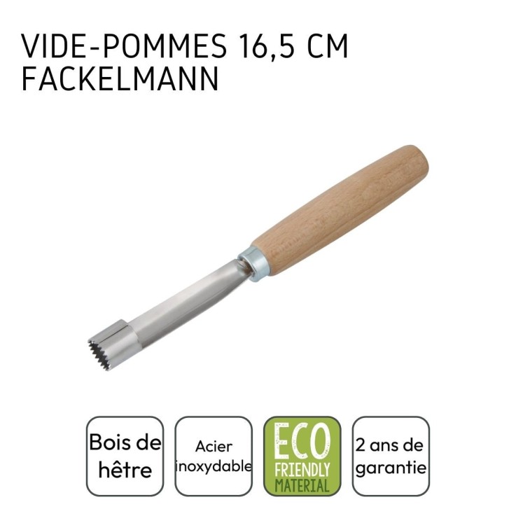 Vide pomme bois de hêtre FSC Fackelmann Nature