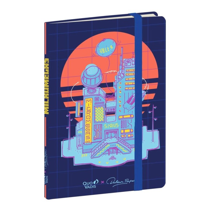 Carnet de notes Docteur Paper - Ville Futuriste