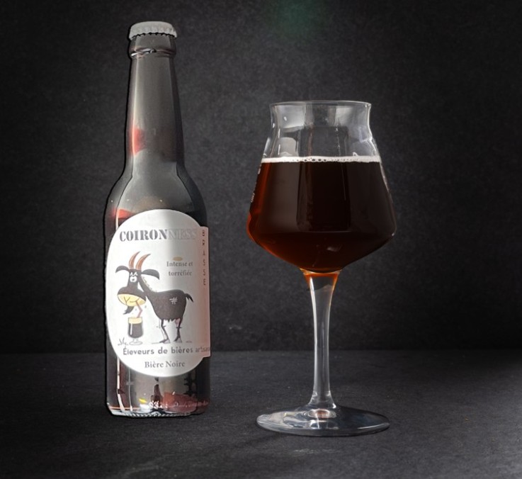 Bière Noire - La Coironness 75 CL