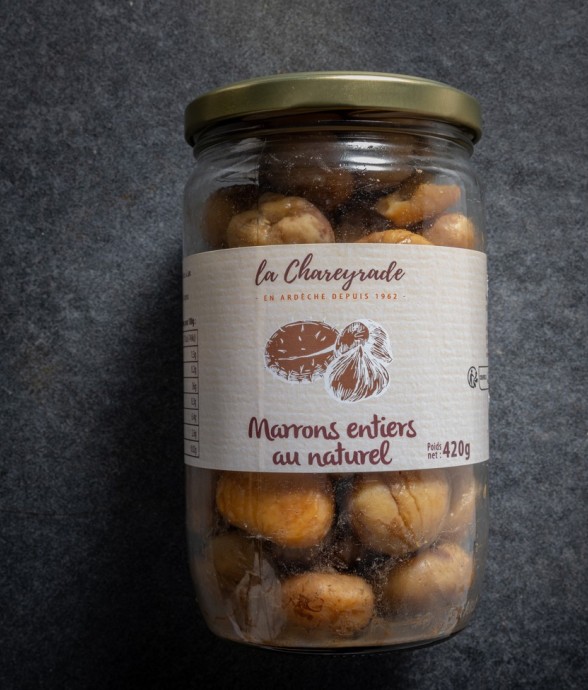 Marrons entiers au naturel...