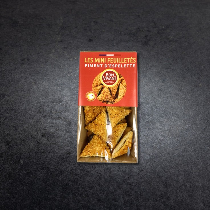Feuilletés Triangles Emmental & Piment d'Espelette