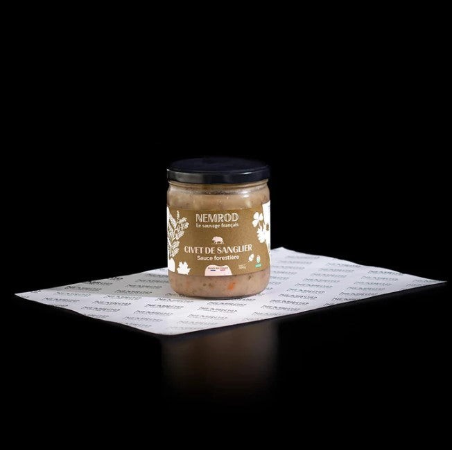 Civet de Sanglier Sauce Forestière