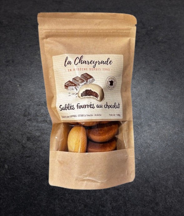 Sablés fourrés au chocolat...