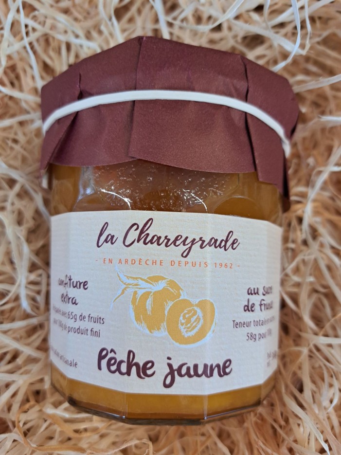 Confiture de pêche jaune