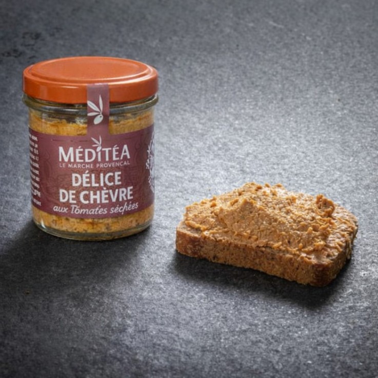Délice de chèvre aux tomates séchées