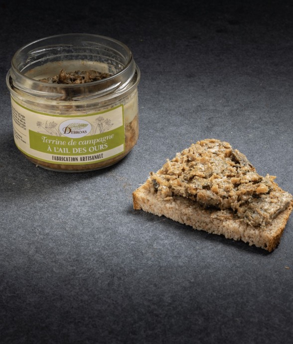 Terrine de campagne à l'ail...