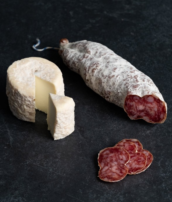Saucisson sec au fromage de...