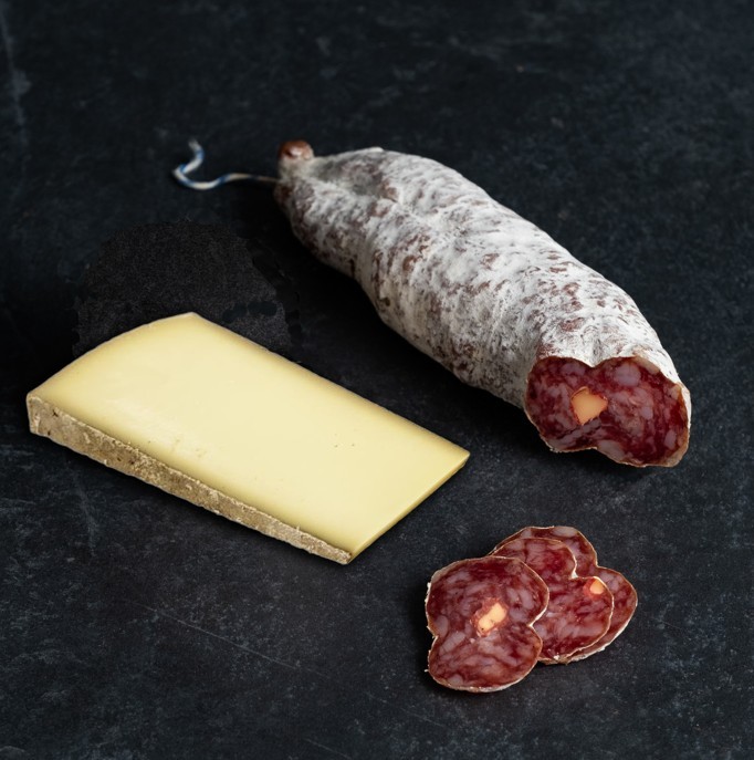 Saucisson sec au Comté
