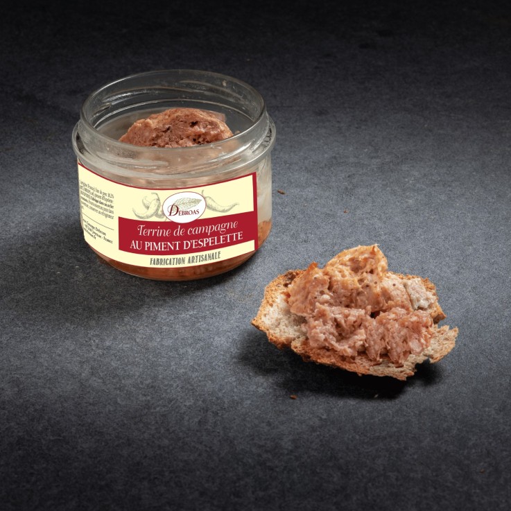 Terrine de campagne au piment d'espelette