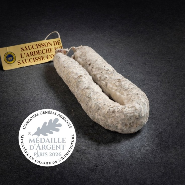 Saucisse courbe de l’Ardèche IGP