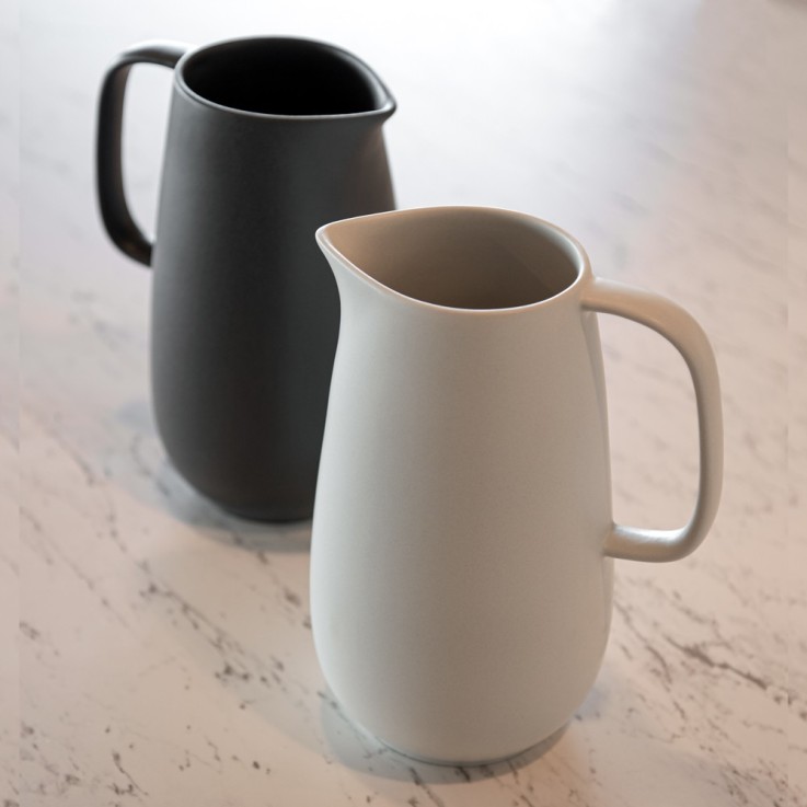 Pichet Uno 2 l crème en grès