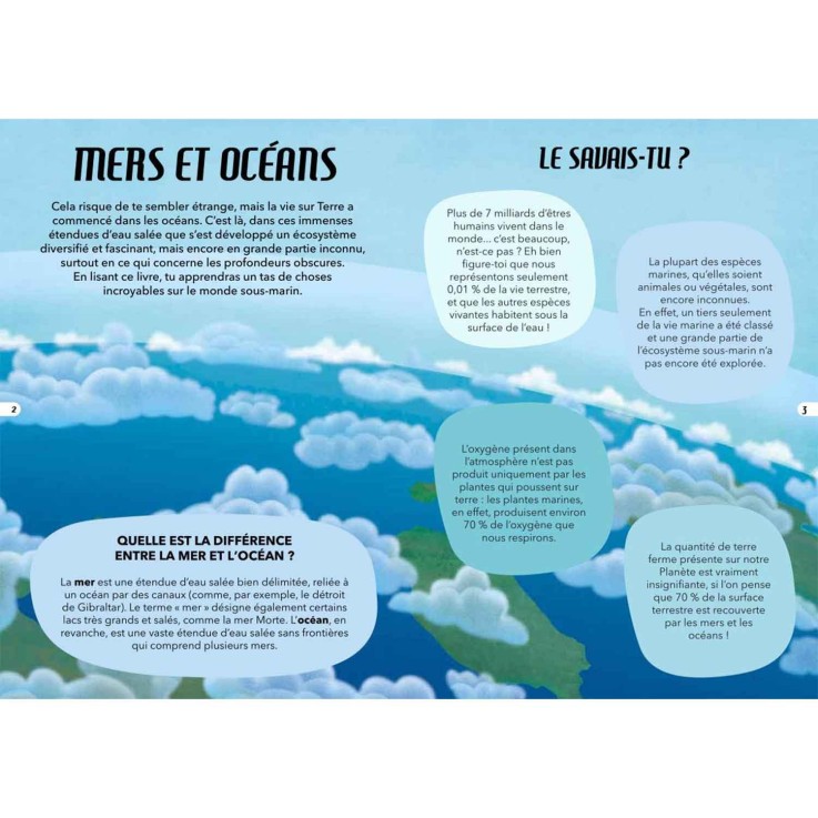 Coffret mers  et  océans : Livre & Puzzle