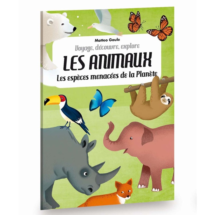 Coffret Mini Espèces menacées : Livre & Puzzle
