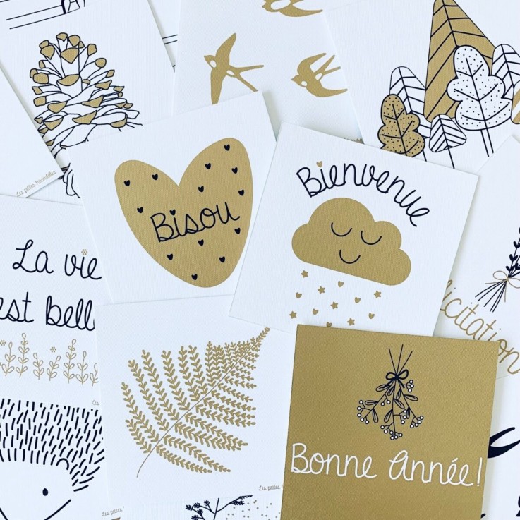 Carte de correspondance - Bienvenue