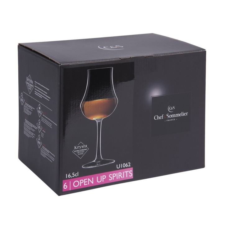 Verre à pied ambient Open up Spirit (lot de 6) en verre borosilicate