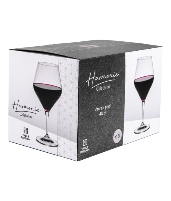Boite de 6 verres à pied...