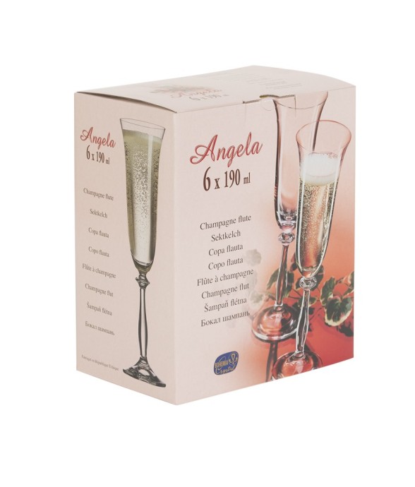 Boîte de 6 flûtes Angela...