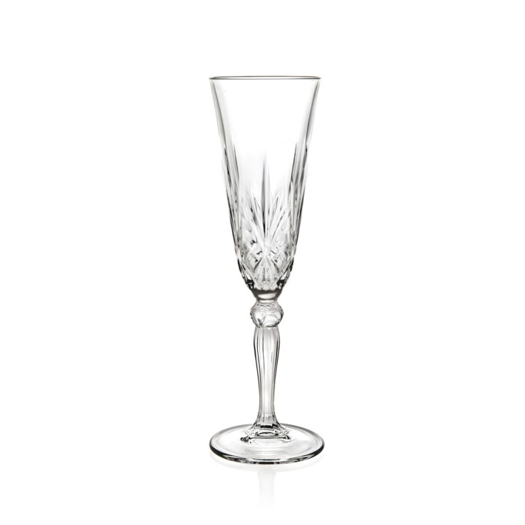 Boite de 6 flutes Mélodia 16 cl en verre cristallin