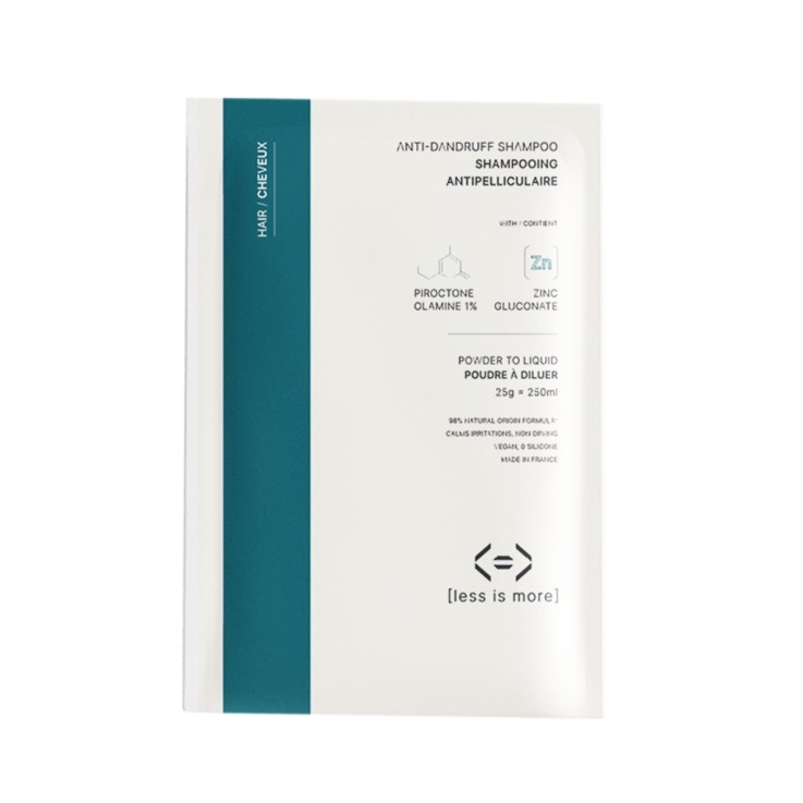 Recharge shampoing antipelliculaire en poudre à diluer 250ml - sans bouteille