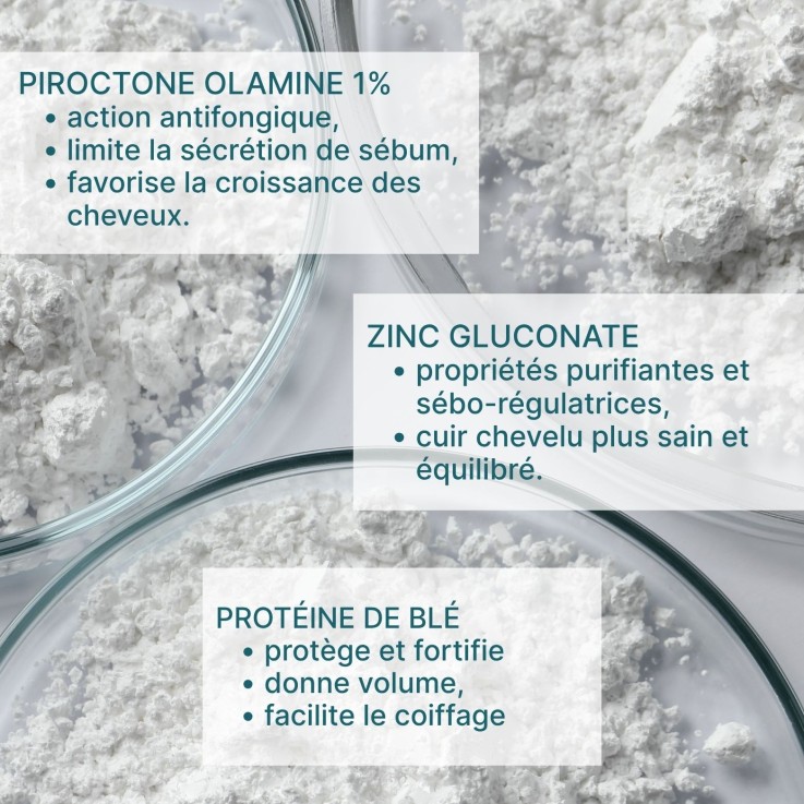 Recharge shampoing antipelliculaire en poudre à diluer 250ml - sans bouteille