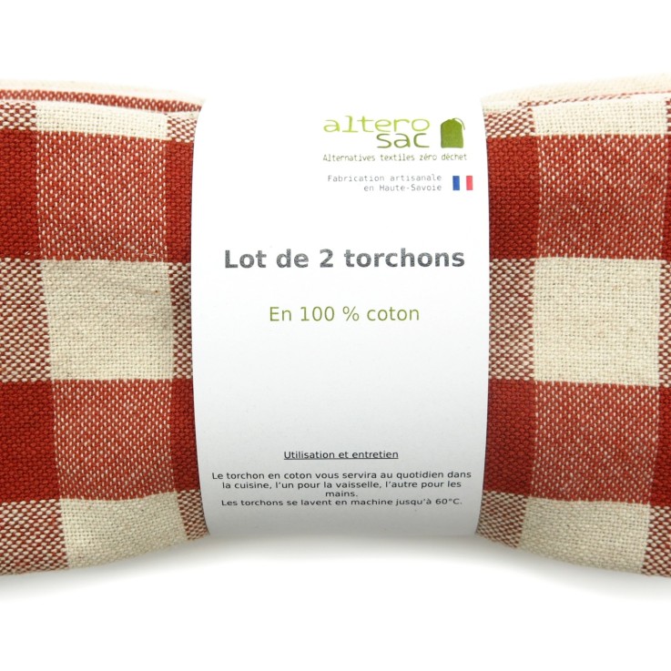 Torchons en Coton x 2