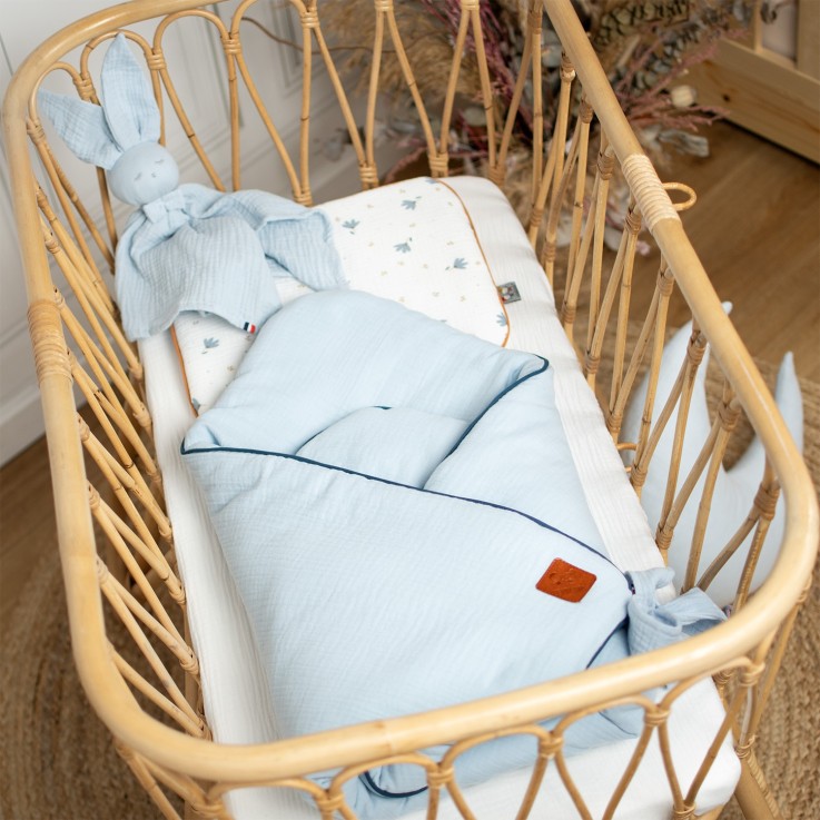 Gigoteuse d'emmaillotage en gaze de coton Jeanne 0-4 mois
