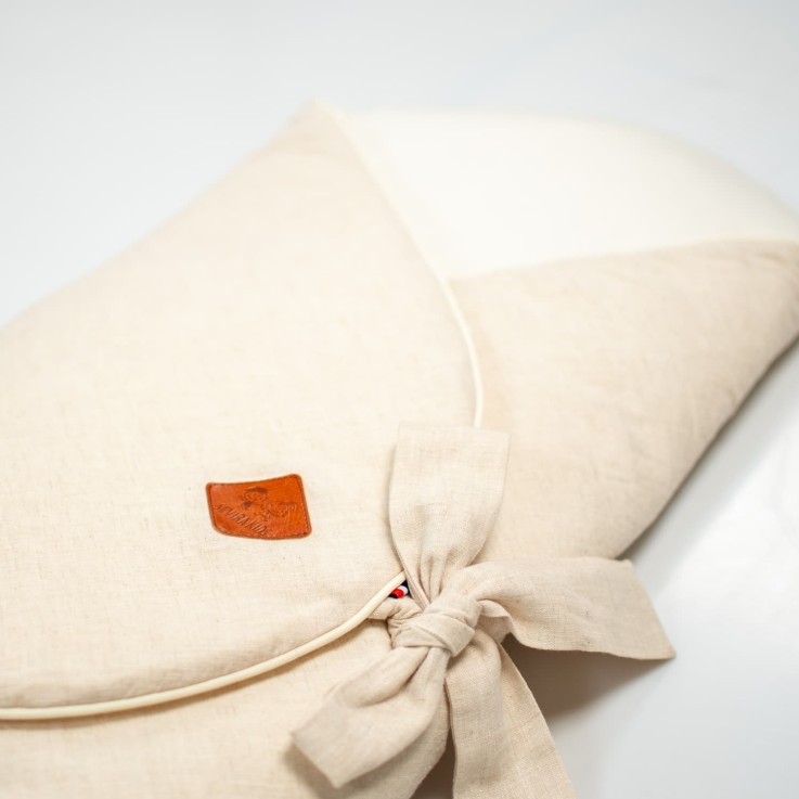 Gigoteuse d'emmaillotage évolutive en Lin 0-6 mois