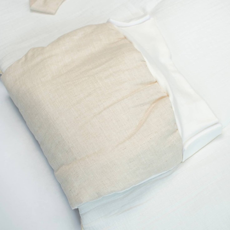 Gigoteuse d'emmaillotage évolutive en Lin 0-6 mois