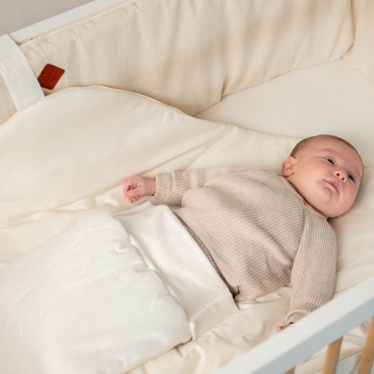 Gigoteuse d'emmaillotage évolutive en Lin 0-6 mois