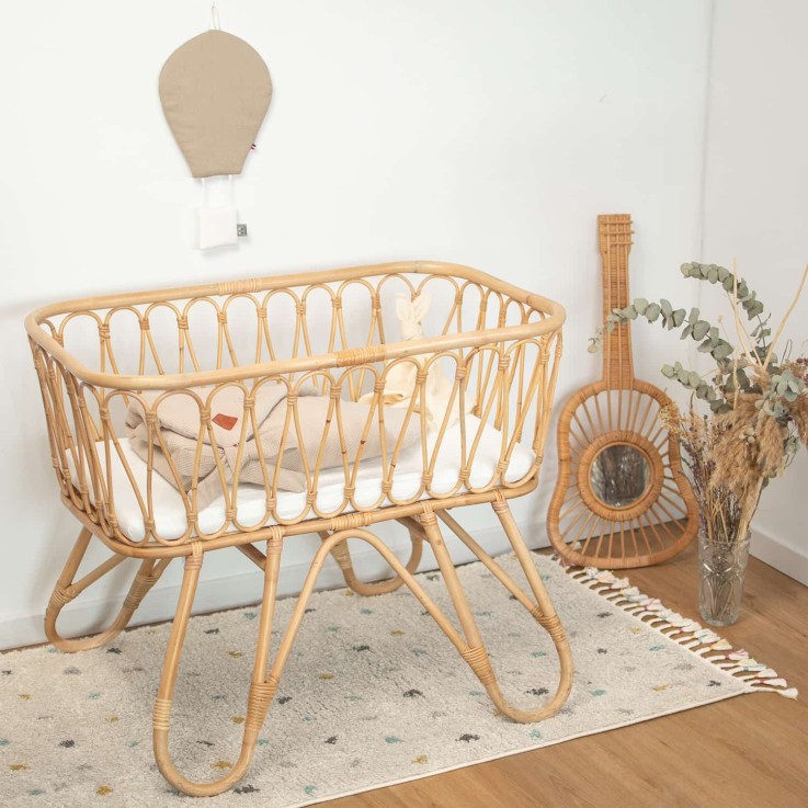 Gigoteuse d'emmaillotage Nid d'abeille en coton 0-4 mois