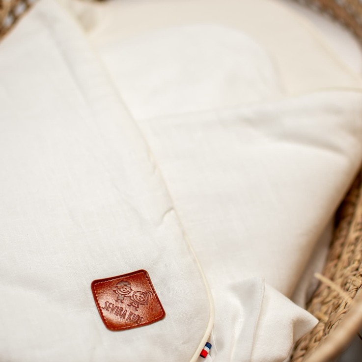 Gigoteuse d'emmaillotage en Lin 0-4 mois