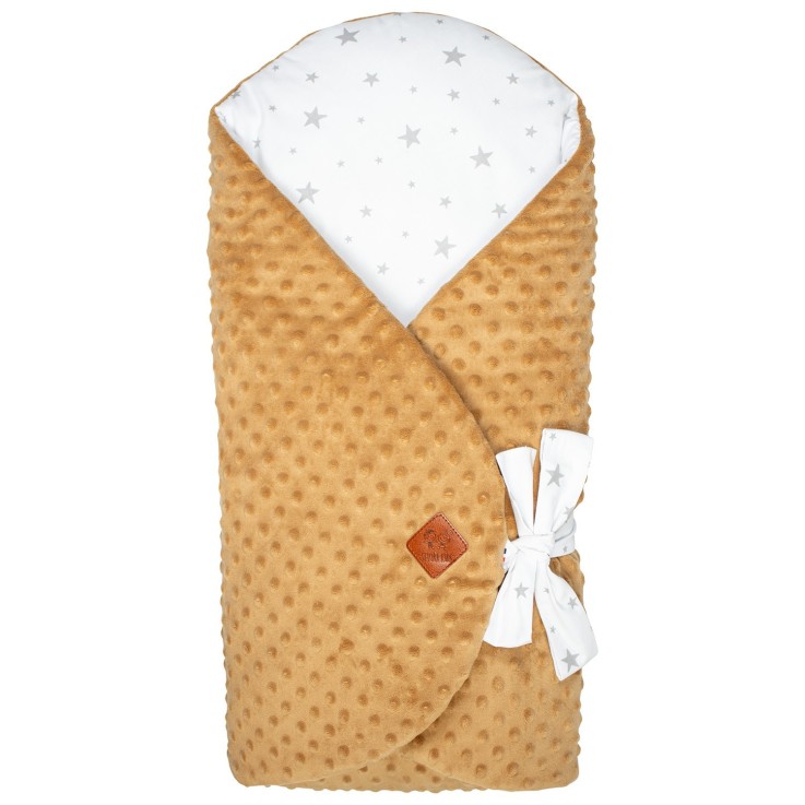 Gigoteuse d'emmaillotage évolutive Minky Stella en coton 0-6 mois