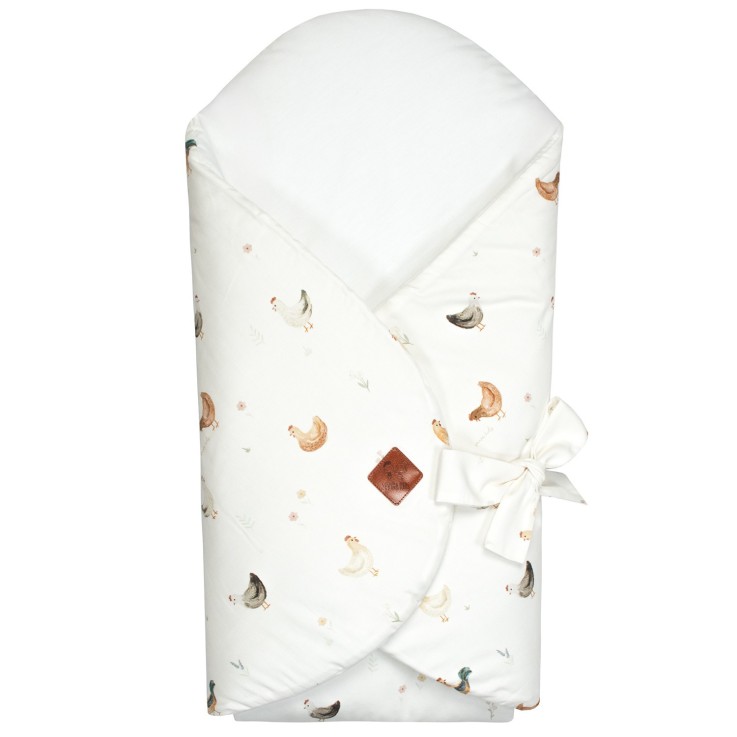 Gigoteuse d'emmaillotage évolutive en coton GALLINA